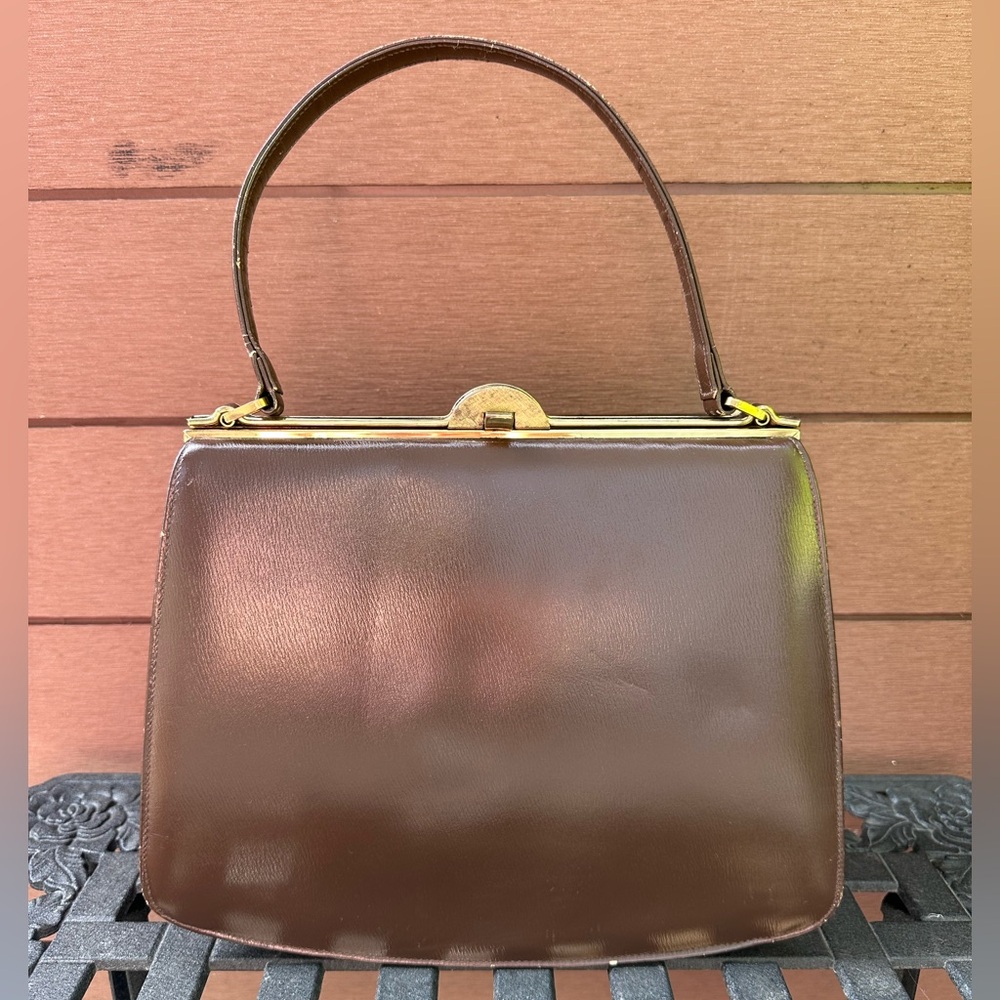 Paragon Toronto Vintage Brown Leather Handbag